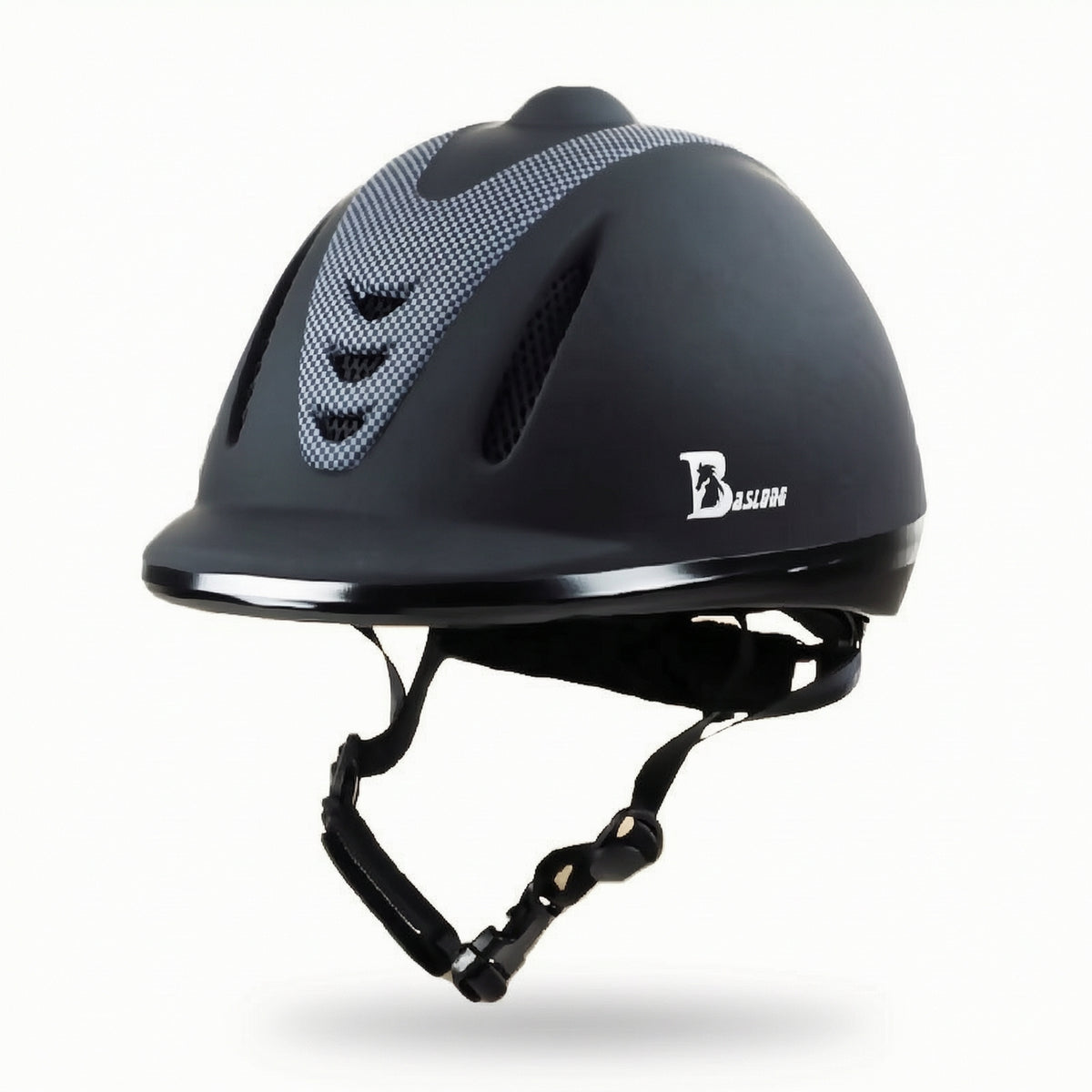 Riding Helmet with Visor Vented Helmet Sunshade Breathable for Equestrians