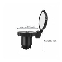 Crystal Clear Cycle Handlebar Mirror Shatter Resistant Acrylic Cycle Mirror for Commuting