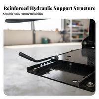High-Density Foam Cushion Tractor Shock-Absorbing Seat Slide Rail Mount Forklift Replacement Seat Effortless Sliding Rails
