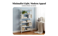 Multifunctional Multi-Tier Standing Shelf Simple Design Storage Rack Open Display Shelving Unit Space-Saving for Students, Homeowners, Renters, Living Room, Bedroom, Kitchen, Bathroom