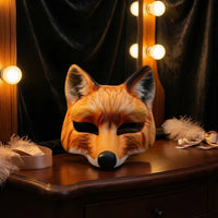 Canine Facial Covering Ready to Wear Canine Face Covering with Elastic Strap Breathable for Halloween