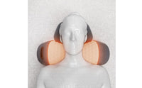 Electric Heated Neck Massager Pillow Contoured Airbag Neck Stretcher Ergonomic Health Device 3-in-1 for Lying Down