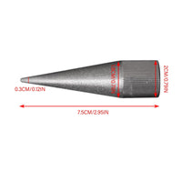 Precision Grinding Leather Punch Grinder Sharpens Inner and Outer Edges Round Punch Grinder Metal Cone Honing Tool Long-Lasting for DIY Crafters, Craft Room, Workshop