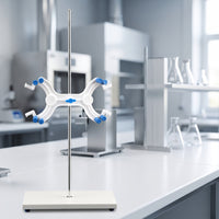 Adjustable Titration Stand Stable Support Stand with Clamp Detachable Heavy-Duty for Chemists, Students