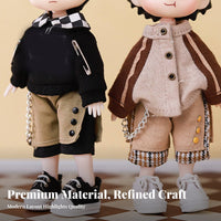 OB11 Doll Shorts Detailed Design BJD Utility Shorts Dressing Up Fun 1/12 BJD Doll Outfit for Hobbyists