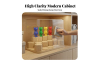 Clear Acrylic Display Case High Clarity Acrylic Display Box Particle-Resistant Proof Surprise Box Case Customizable Layout