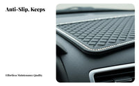 Car Dashboard Non-Slip Mat Universal Fit Anti-Slip Dashboard Mat Easy Installation Multifunctional Car Gadget Tray for Commuters, Women, Trucks, SUVs