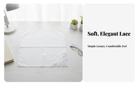 White Handkerchief Paintable White Hankie Soft Textile DIY Craft Handkerchief for Crafters, Artists, Art Projects, Weddings, Party Favors