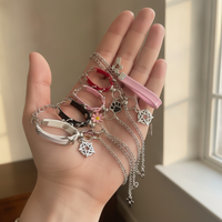 BJD Doll Collar and Leash Chain for 1/3, 1/4, 1/6 Scale and Uncle Body Dolls, Doll Accessories