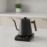 Matte Black Electric Gooseneck Kettle 304 Stainless Steel Gooseneck Electric Kettle Precision Pour Water Boiler Digital Thermostat for Coffee Lovers, Baristas, Kitchen, Office