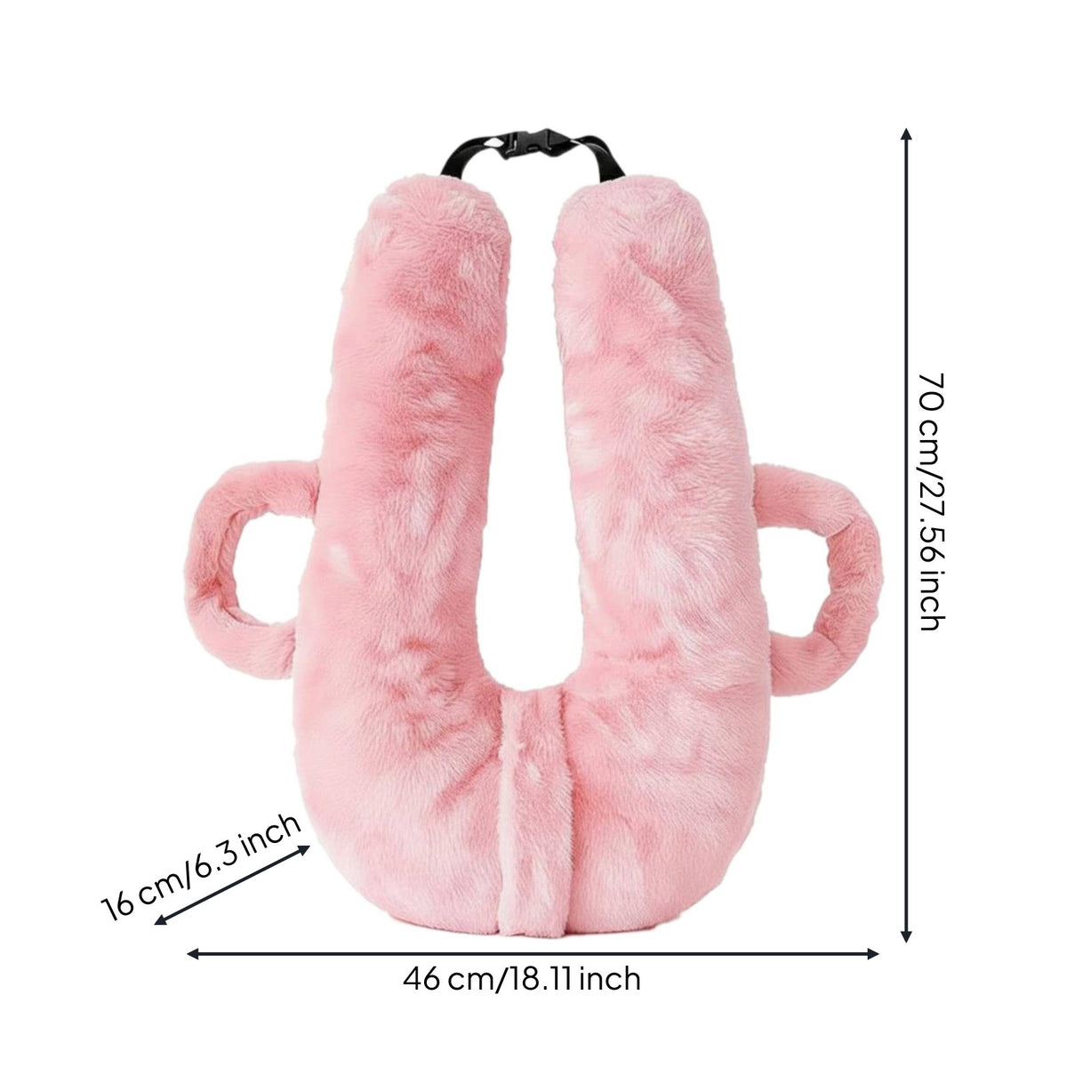 Washable Cover Kids Car Travel Pillow Soft and Comfortable Car Seat Travel Pillow Ergonomic Design Soft Head Neck Support Cushion Multi-Functional for Toddlers, Road Trips
