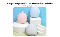 Ice-Silk Inflatable Neck Pillow Storage Container Travel Neck Pillow Lightweight Rest Aid Compact