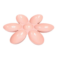 Anti-Tip Design Flower Shaped Pet Bowl Non-Slip Bottom 6-Petal Cat Food Bowl Long-Lasting for Dog Owners, Creature Rescuers, Indoor, Kitchen