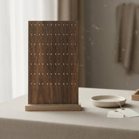 Walnut Earring and Necklace Holder Perfect Gift Suggestion Desktop Jewelry Display Rack Wooden Jewelry Stand Stable