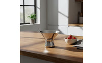 Weighted Base Metal Dessert Cup Polished Footed Dessert Cup Shatterproof Dishware Long-Lasting for Caterers