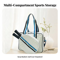 Pickleball Bag Lightweight Pickleball Gear Bag Crossbody Racket Backpack Adjustable Strap Fashionable for Men, Training, Travel