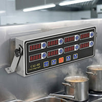 Industrial Timer with LED Display Commercial Electronic Kitchen Timer Easy-to-Read Compact for Restaurants