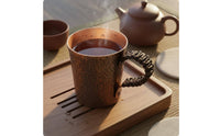 Handmade Copper Tea Cup Heat-Resistant Kung Fu Tea Cup Handcrafted Drinkware