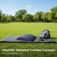 Lumbar Support Arched Ab Mat Lightweight & Portable Arched Back Cushion High-Density Foam Sit-up Pad Full Range of Motion for Home Gym Users, Beginners, Athletes, Abdominal Training, Floor Exercises, Workout