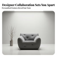 French design Caterpillar Floor Sofa Plush Comfort Caterpillar Couch Lowsilhouette Home Furniture dense Foam Filling for Homeowners, Adults, Students, Living Room, Bedroom, Apartment, perusing corner