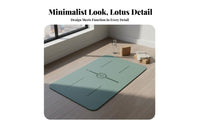 Natural Rubber Material Mini Stretching Mat Non-Slip Headstand Support Pad Sweat-Absorbent for Yogis