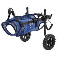 Supportive Dog Rear-Leg Support Wheelchair Breathable Dog Wheelchair with Mesh Harness Secure Rehabilitation Cart Comfortable for Disabled Dogs, Daily Walking, Indoor Use