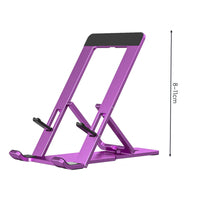 foldable Phone Stand Anti-Slip Aluminum Device Stand Scratch-Resistant Holder for Video Calls