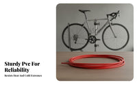 Bike Brake and Gear Selector Wire Kit Effortless Inner Liner Cycle Gear and Brake Wire Kit Bike Derailleur Housing Kink