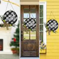 Easter Wreath Front Door Wreath Rustic Hoop Door Ornament for Easter, Home, Entryway, Holidays