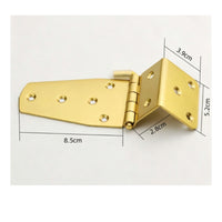 Triangular Piano Hinge Countersunk Holes Piano Lid Hinge Central Rotating Barrel Barrel Metal