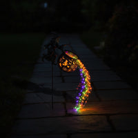 Spooky Witch Light with Pot Colorful Witch Garden Light Enchanted Halloween Decor Sturdy for Pathway