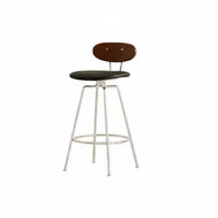 With spinerest Wooden Seat High Chair Vintage Look Bar Stool Nordic design Household Furniture Minimalist Design for Adults, Homeowners, Cafe, Kitchen, Dining Room