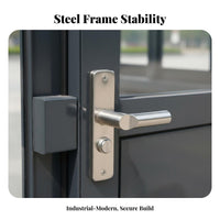 Prefabricated Guard Booth Heavy Duty Structure Outdoor Sentry Box Steel Security Cabin for Factory Gates, Community Entrances, Parking Lots