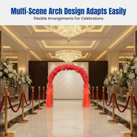 Artificial Flower Arch Door, Silk Flower Wedding Decor, Large Event Setup, Multiple Color Options