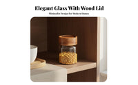 Miniature Storage Bottle Chinese Aesthetic Transparent Collection Jar Transparent Storage Canister Crystal Clear