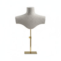 Necklace Mannequin Stand Minimalist Design Neutral Color for Boutiques