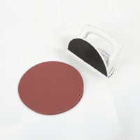 Inside Corner Sander Self-Adhesive Corner Sanding Frame Sanding Frame with Hand Grip Semi-Circular Handheld