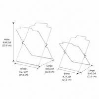 Yellow Bag Stand, 2-piece Set Foldable Trash Bag Stand, Stainless Steel Garbage Bag Holder for Kitchen & Household, Waste Rack Countertop