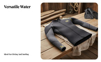 Split Wetsuit Top Keep Warm 1.5mm Diving Top Flexible Long Sleeve Wetsuit Jacket for Snorkelers, Surfers