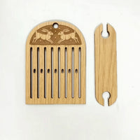 Backstrap Loom Handheld Weaving Loom Kit Weaving Kit with Shuttle Versatile Long-Lasting for Crafters, Home DIY, Travel