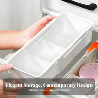 Expandable Drawer Organizer Space Saving Adjustable Drawer Divider Box Easy to Clean Retractable Compartment Tray for Students, Cabinet, Bedroom, Desk