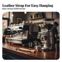 Coffee Brush Hanging Lanyard Design Coffee Grounds Cleaning Brush Soft Bristles Kitchen Tool for Baristas, Cafe