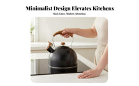 2.5 Liters Stovetop Whistling Kettle Loud Whistle Steaming Kettle Rust-Resistant Kitchen Appliance for Camping, RV