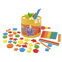 Color Sorting Toy Preschool Color Sorter Shape Sorter Colorful Learning Matching Box Screennon-Digital for Toddlers, Home