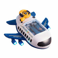 Educational Kids Car Adventure Game Lights and Sounds Airplane Driving Simulator Toy Hand-Eye Coordination Training for Boys, Preschoolers