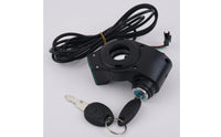 Electric Bike Throttle with Lockable Keyed Part Wired for Commuters