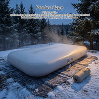 Smooth Surface Double Air Mattress Storage Bag Inflatable Mattress Bedding