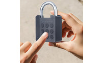 Waterproof Smart Padlock Anti-Theft Combination Padlock with Keys Key Spare Button Code Lock Heavy-Duty for Outdoor, Warehouse, Gate