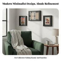 Sports Card Display Frame Guarding Design Trading Card Display Frame Easy to Install Scuff Resistant for Man Cave