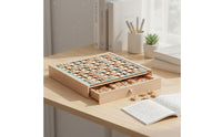 No Paper Needed Wooden Sudoku Board Learning Through Play Math Thinking Game Brain Training Sudoku Challenge Set Natural Wood for Classroom
